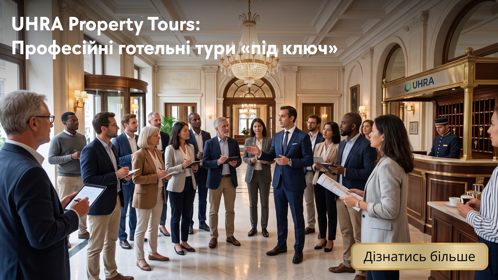 UHRA Property Tours: Професійні готельні тури «під ключ»